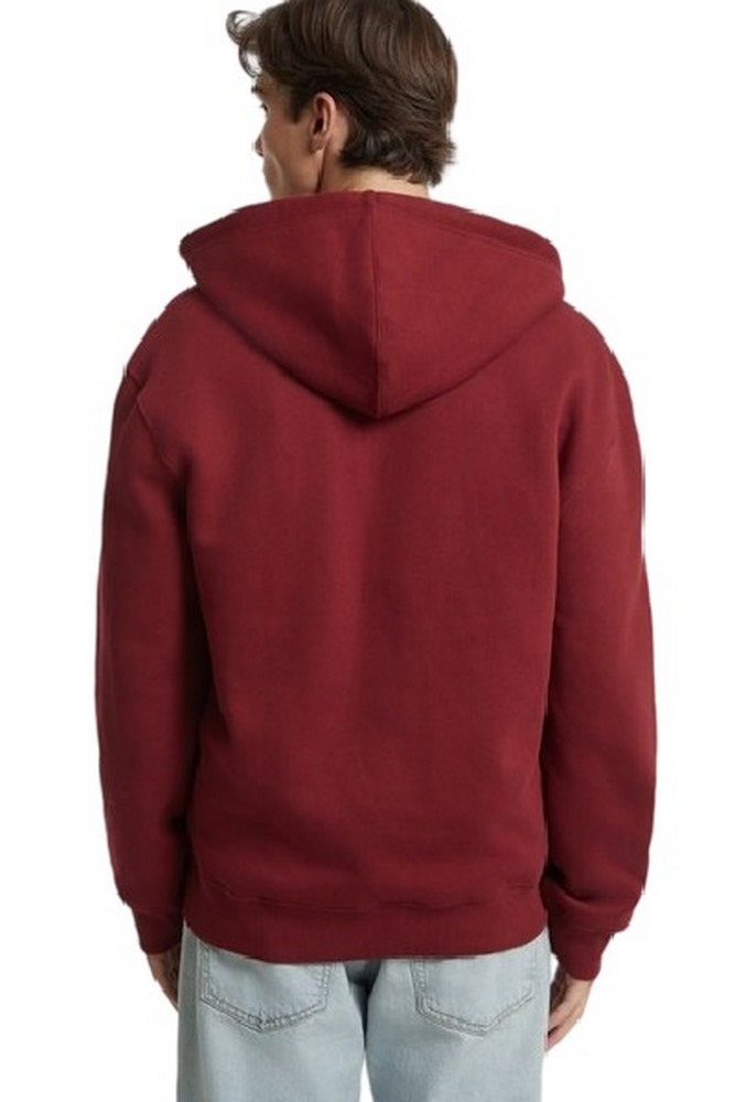 GUESS JEANS ZIP HOOD REG PATC ΖΑΚΕΤΑ ΦΟΥΤΕΡ ΑΝΔΡΙΚΗ BORDEAUX