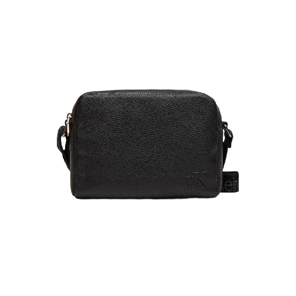 CALVIN KLEIN JEANS ULTRALIGHT DBLZIP CAMERABAG ΤΣΑΝΤΑ ΓΥΝΑΙΚΕΙΑ BLACK