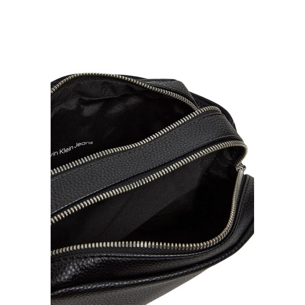 CALVIN KLEIN JEANS ULTRALIGHT DBLZIP CAMERABAG ΤΣΑΝΤΑ ΓΥΝΑΙΚΕΙΑ BLACK