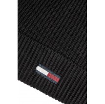 TOMMY JEANS ELONGATED FLAG BEANIE ΣΚΟΥΦΟΣ ΓΥΝΑΙΚΕΙΟΣ BLACK