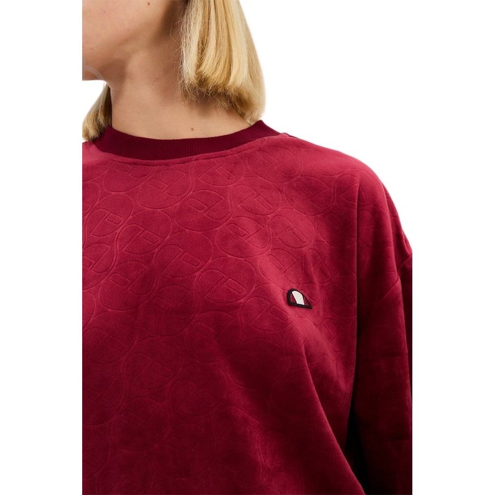 ELLESSE SARTORIA TWILIGHT SWEATSHIRT ΜΠΛΟΥΖΑ ΦΟΥΤΕΡ ΓΥΝΑΙΚΕΙΑ BORDEAUX