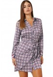 GUESS NEW LS ALYA PRINTED DRESS ΦΟΡΕΜΑ ΓΥΝΑΙΚΕΙΟ MULTI