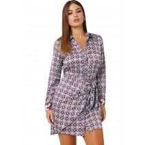 GUESS NEW LS ALYA PRINTED DRESS ΦΟΡΕΜΑ ΓΥΝΑΙΚΕΙΟ MULTI