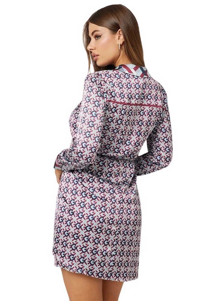 GUESS NEW LS ALYA PRINTED DRESS ΦΟΡΕΜΑ ΓΥΝΑΙΚΕΙΟ MULTI