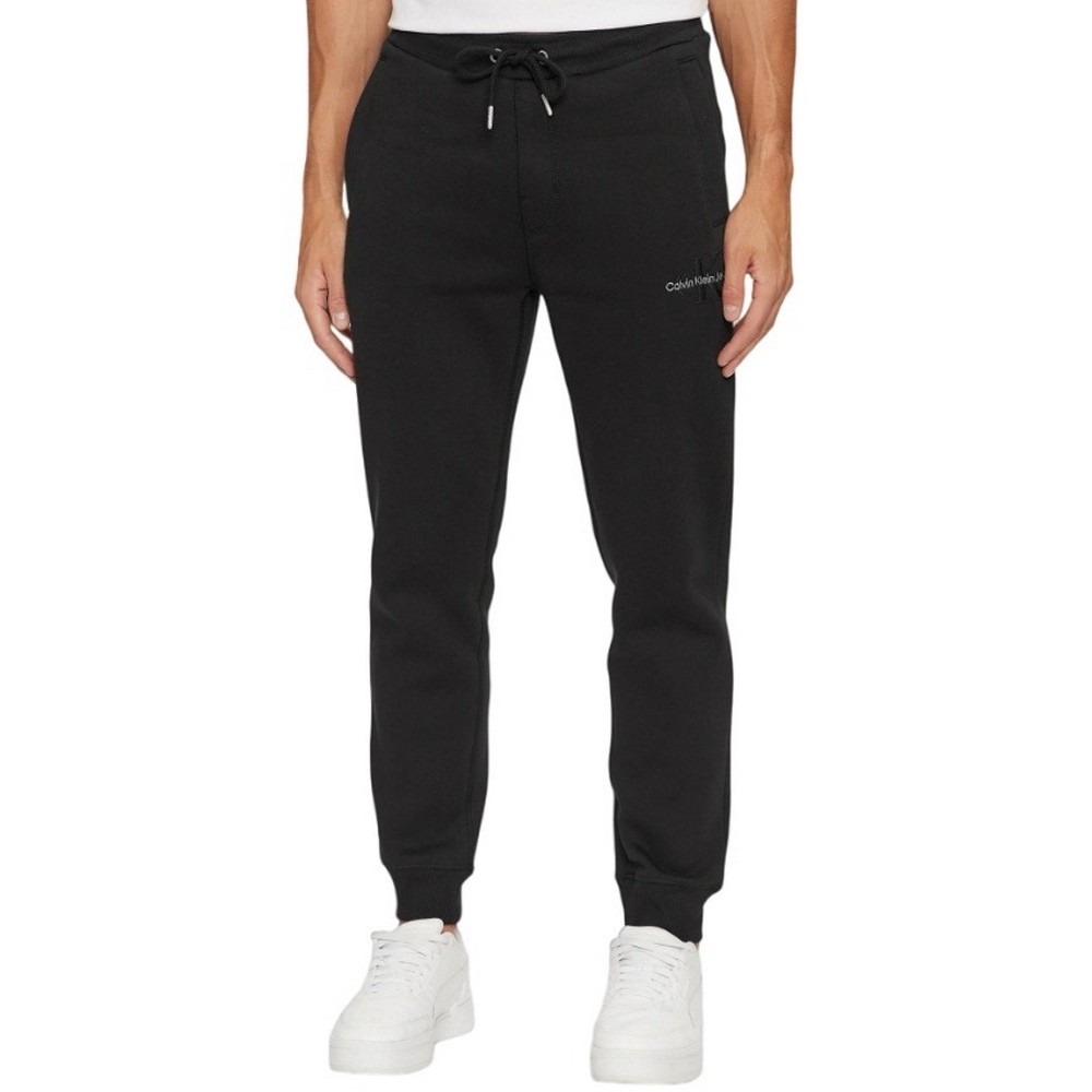 CALVIN KLEIN JEANS MONOLOGO HWK PANT ΠΑΝΤΕΛΟΝΙ ΦΟΡΜΑ ΑΝΔΡΙΚΟ BLACK