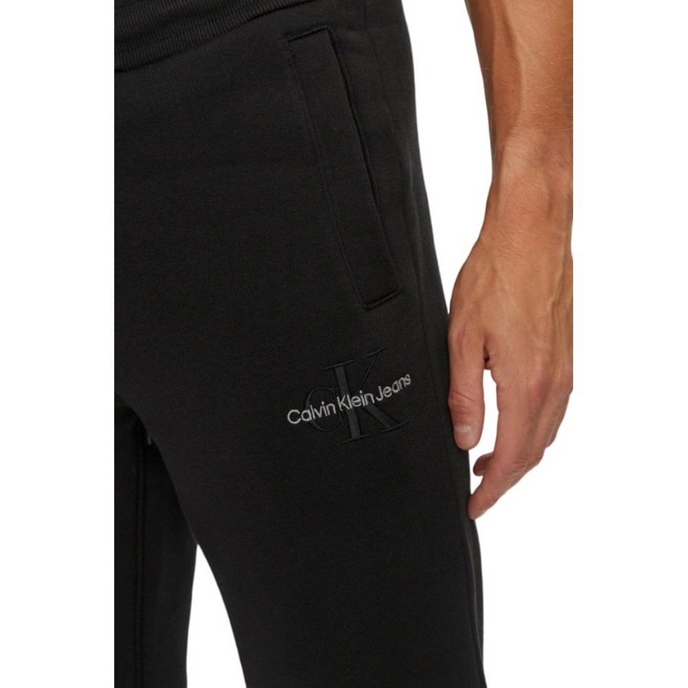 CALVIN KLEIN JEANS MONOLOGO HWK PANT ΠΑΝΤΕΛΟΝΙ ΦΟΡΜΑ ΑΝΔΡΙΚΟ BLACK