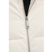 CALVIN KLEIN JEANS SOFT TOUCH SHORT FITTED JACKET ΜΠΟΥΦΑΝ  ΓΥΝΑΙΚΕΙΟ IVORY