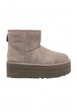 UGG CLASSIC MINI PLATFORM 1134991 ΜΠΟΤΑ ΓΥΝΑΙΚΕΙΑ GREY