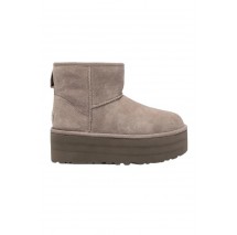 UGG CLASSIC MINI PLATFORM ΜΠΟΤΑ ΓΥΝΑΙΚΕΙΑ GREY