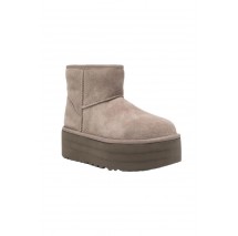 UGG CLASSIC MINI PLATFORM ΜΠΟΤΑ ΓΥΝΑΙΚΕΙΑ GREY