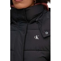 CALVIN KLEIN JEANS MATTE MONOLOGO ND SHORT PUFFER ΜΠΟΥΦΑΝ ΓΥΝΑΙΚΕΙΟ BLACK