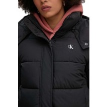 CALVIN KLEIN JEANS MATTE MONOLOGO ND SHORT PUFFER ΜΠΟΥΦΑΝ ΓΥΝΑΙΚΕΙΟ BLACK