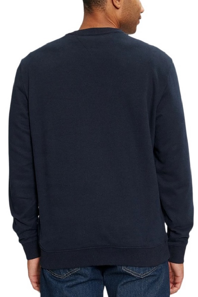 TOMMY JEANS REG TJ PREP CREST CREW ΜΠΛΟΥΖΑ ΦΟΥΤΕΡ ΑΝΔΡΙΚΗ DARK NAVY