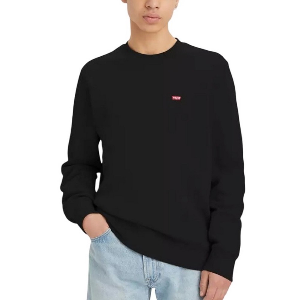 LEVIS THE ORIGINAL HM CREW 359090003 ΦΟΥΤΕΡ ΜΠΛΟΥΖΑ ΑΝΔΡΙΚΗ BLACK