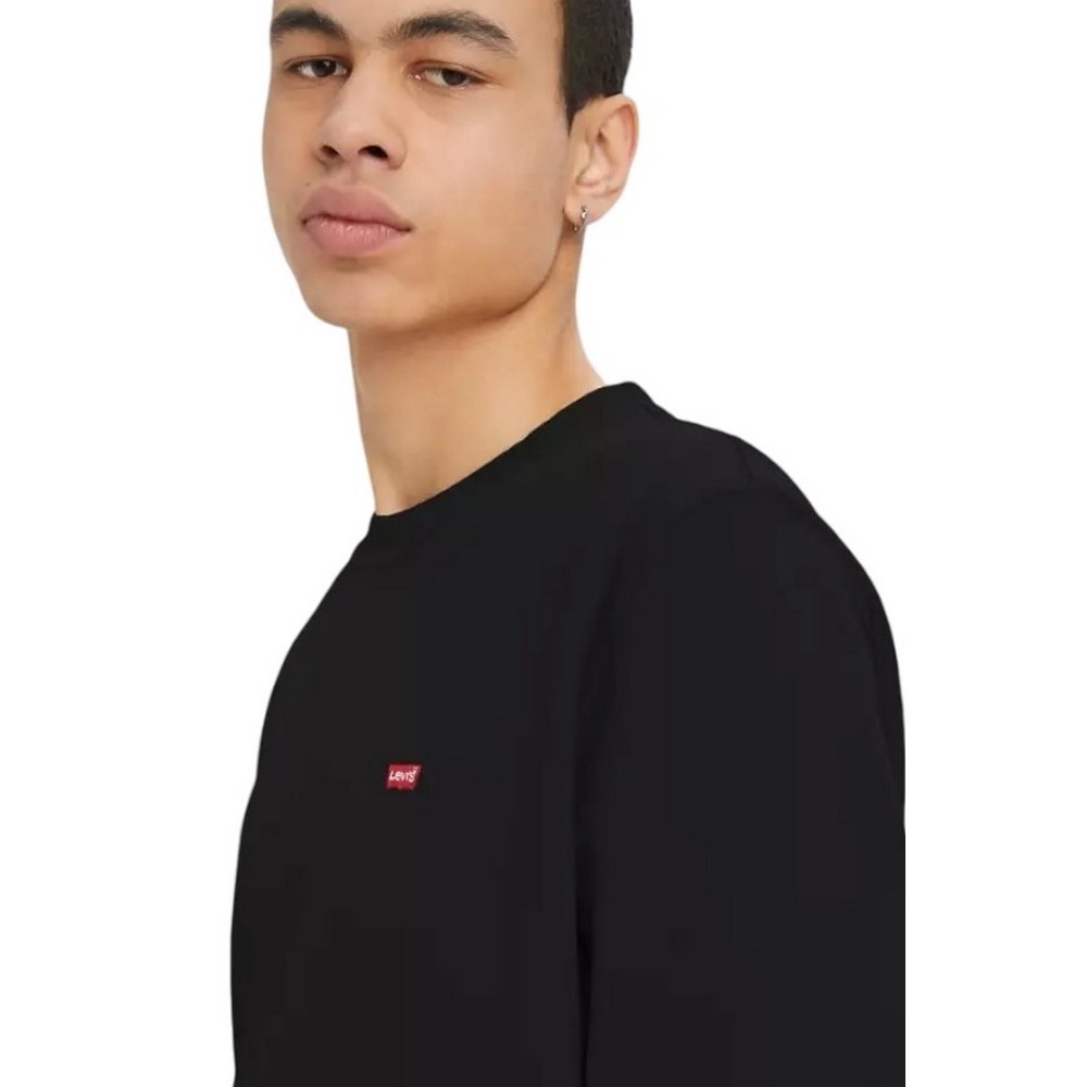 LEVIS THE ORIGINAL HM CREW 359090003 ΦΟΥΤΕΡ ΜΠΛΟΥΖΑ ΑΝΔΡΙΚΗ BLACK