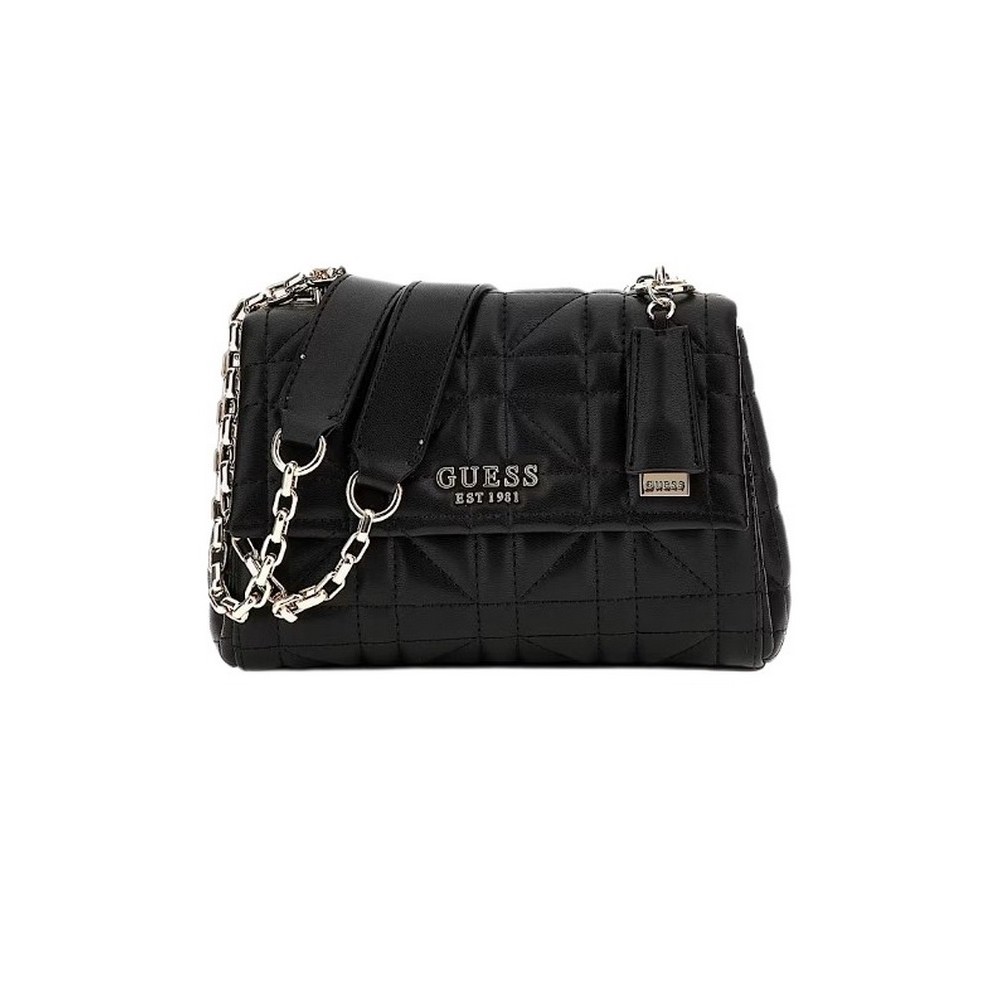 GUESS ASSIA CONVERTIBLE XBODY FLAP ΤΣΑΝΤΑ ΓΥΝΑΙΚΕΙΑ BLACK