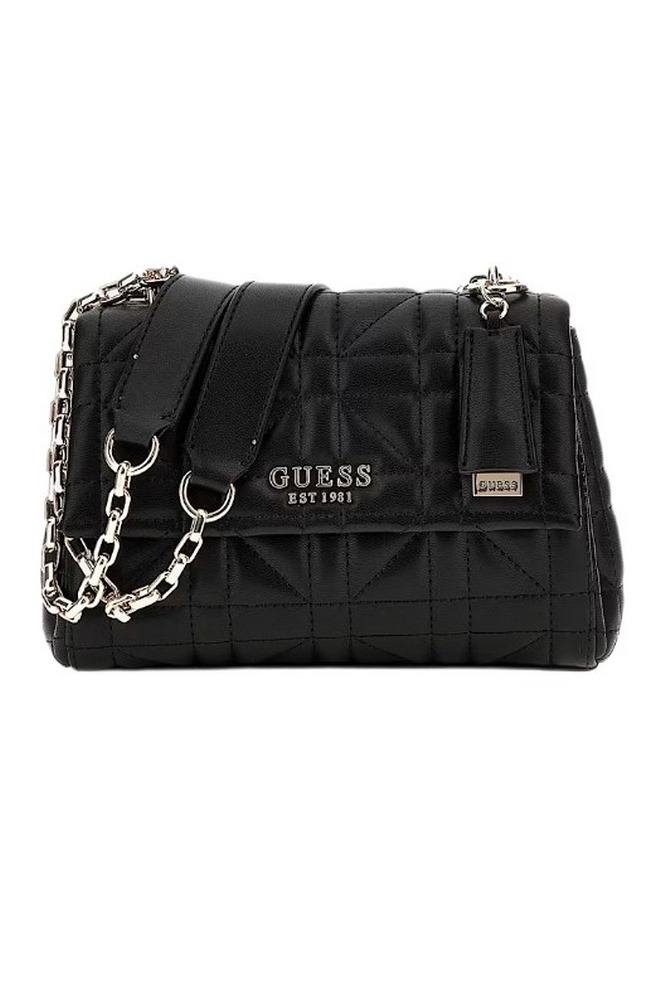 GUESS ASSIA CONVERTIBLE XBODY FLAP ΤΣΑΝΤΑ ΓΥΝΑΙΚΕΙΑ BLACK