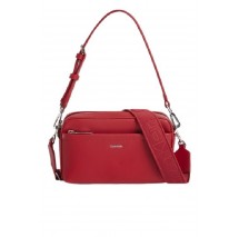 CALVIN KLEIN MUST CONVERTIBLE CAMERA BAG ΤΣΑΝΤΑ ΓΥΝΑΙΚΕΙΑ RED