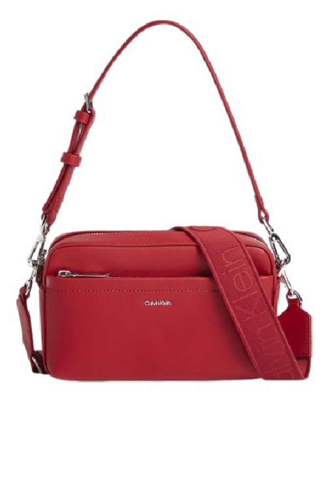 CALVIN KLEIN MUST CONVERTIBLE CAMERA BAG ΤΣΑΝΤΑ ΓΥΝΑΙΚΕΙΑ RED