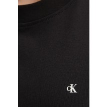 CALVIN KLEIN JEANS SCRIPT INSTITUTIONAL BF TEE T-SHIRT ΜΠΛΟΥΖΑ ΓΥΝΑΙΚΕΙΑ BLACK