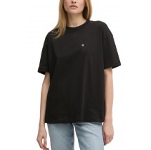 CALVIN KLEIN JEANS SCRIPT INSTITUTIONAL BF TEE T-SHIRT ΜΠΛΟΥΖΑ ΓΥΝΑΙΚΕΙΑ BLACK