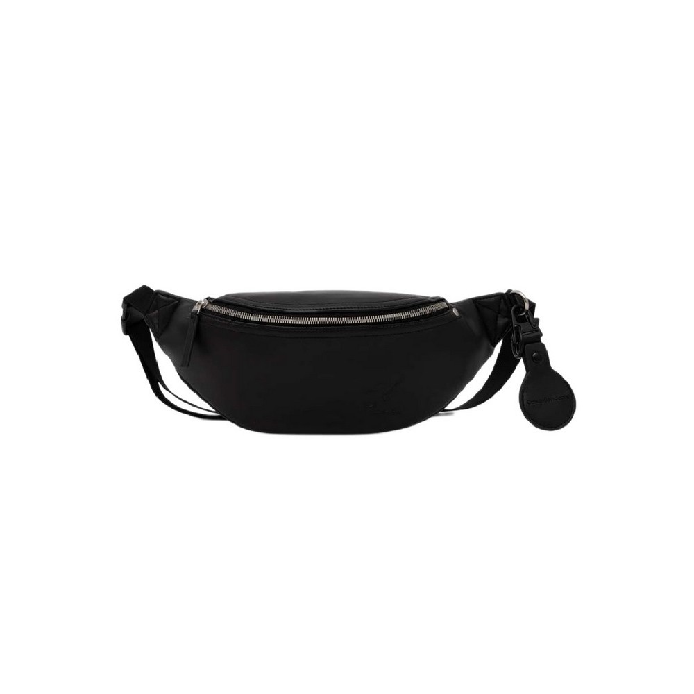 CALVIN KLEIN TAGGED WAISTBAG38 ΤΣΑΝΤΑ ΑΝΔΡΙΚΗ BLACK