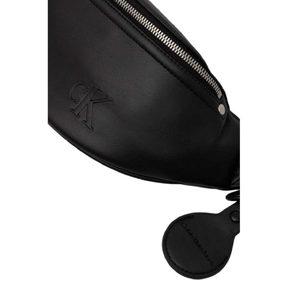 CALVIN KLEIN TAGGED WAISTBAG38 ΤΣΑΝΤΑ ΑΝΔΡΙΚΗ BLACK