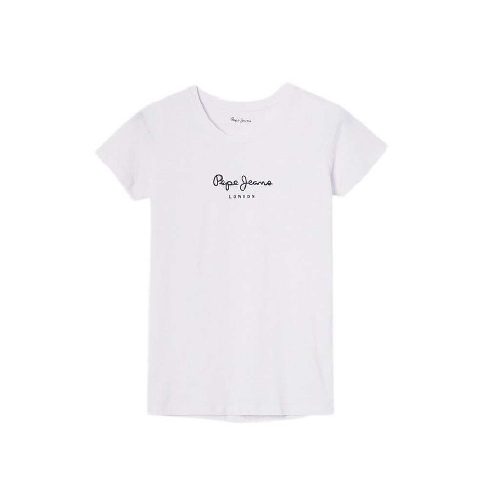 PEPE JEANS LONDON DROP 2 NEW VIRGINIA T-SHIRT ΜΠΛΟΥΖΑ ΓΥΝΑΙΚΕΙΑ WHITE