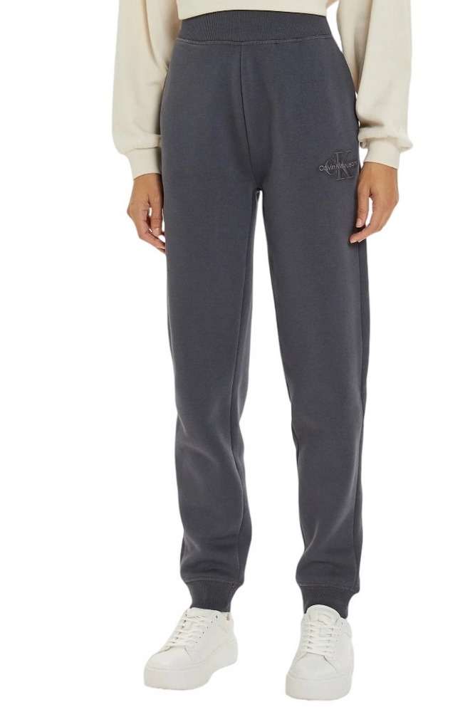 CALVIN KLEIN JEANS MONOLOGO CUFFED JOG PANT ΦΟΡΜΑ ΓΥΝΑΙΚΕΙΑ GREY