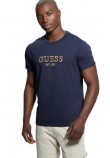 GUESS CN GUESS MULTICOLOR TEE T-SHIRT ΜΠΛΟΥΖΑ ΑΝΔΡΙΚΗ BLUE