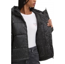 TOMMY JEANS  VAIL STARDUST PUFFER ΜΠΟΥΦΑΝ ΓΥΝΑΙΚΕΙΟ BLACK