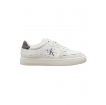 CALVIN KLEIN JEANS CLASSIC CUPLOWLACEUP LTH FAD ΠΑΠΟΥΤΣΙ ΑΝΔΡΙΚΟ BRIGHT WHITE