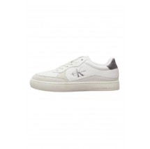 CALVIN KLEIN JEANS CLASSIC CUPLOWLACEUP LTH FAD ΠΑΠΟΥΤΣΙ ΑΝΔΡΙΚΟ BRIGHT WHITE