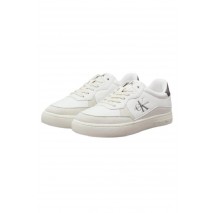 CALVIN KLEIN JEANS CLASSIC CUPLOWLACEUP LTH FAD ΠΑΠΟΥΤΣΙ ΑΝΔΡΙΚΟ BRIGHT WHITE