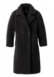 UGG GERTRUDE LONG TEDDY COAT ΓΟΥΝΑ ΓΥΝΑΙΚΕΙΑ INK BLACK