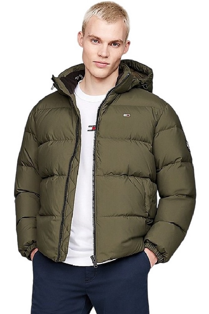 TOMMY HILFIGER ESSENTIAL DOWN JACKET ΜΠΟΥΦΑΝ ΑΝΔΡΙΚΟ GREEN