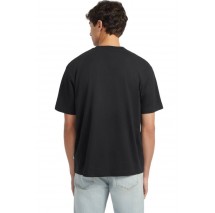 GUESS EMBROIDERED LOGO TEE T-SHIRT ΜΠΛΟΥΖΑ ΑΝΔΡΙΚΗ BLACK