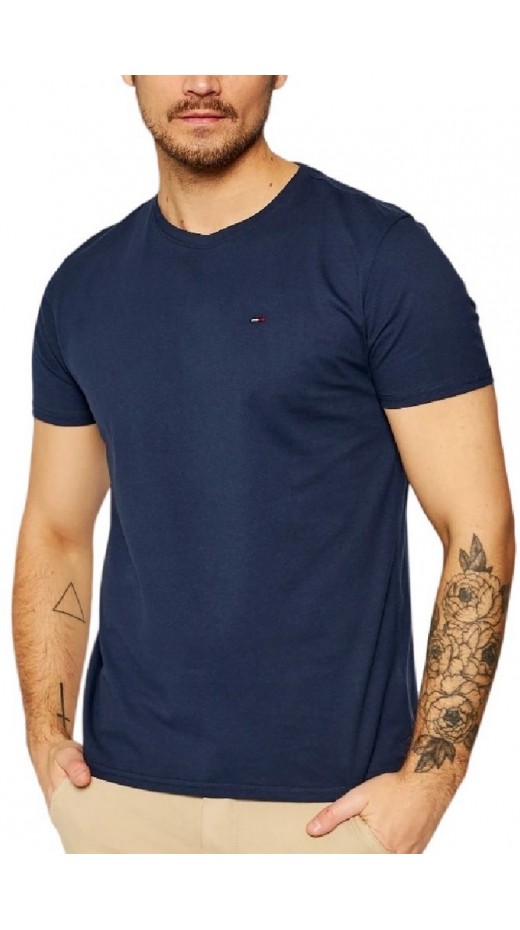 TOMMY HILFIGER TJM XSLIM JERSEY TEE T-SHIRT ΜΠΛΟΥΖΑ ΑΝΔΡΙΚΗ NAVY