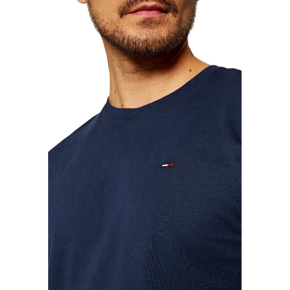 TOMMY HILFIGER TJM XSLIM JERSEY TEE T-SHIRT ΜΠΛΟΥΖΑ ΑΝΔΡΙΚΗ NAVY