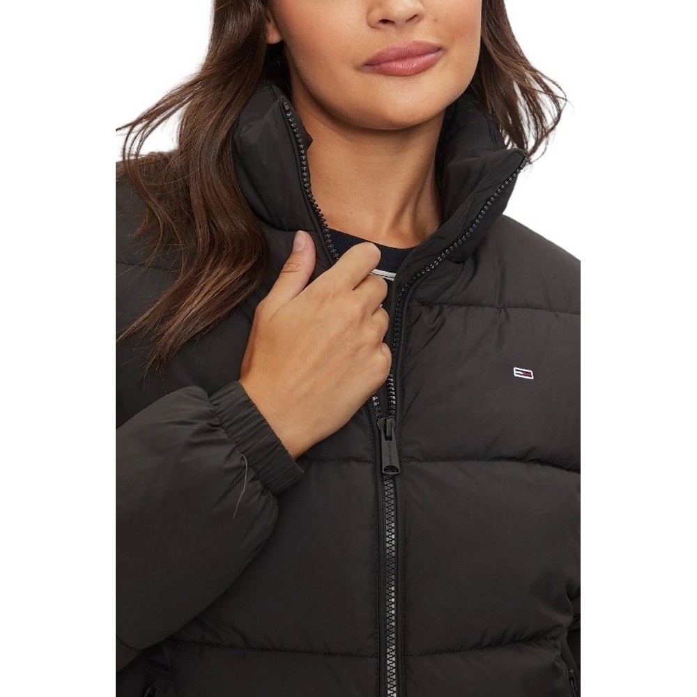 TOMMY HILFIGER TJW ESSENTIAL PUFFER EXT ΜΠΟΥΦΑΝ ΓΥΝΑΙΚΕΙΟ BLACK