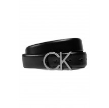 CALVIN KLEIN JEANS RE-LOCK CK LOGO BELT 30MM ΖΩΝΗ ΓΥΝΑΙΚΕΙΑ BLACK