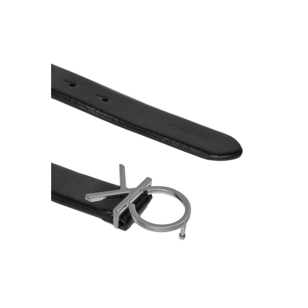 CALVIN KLEIN RE-LOCK CK LOGO BELT 30MM ΖΩΝΗ ΓΥΝΑΙΚΕΙΑ BLACK