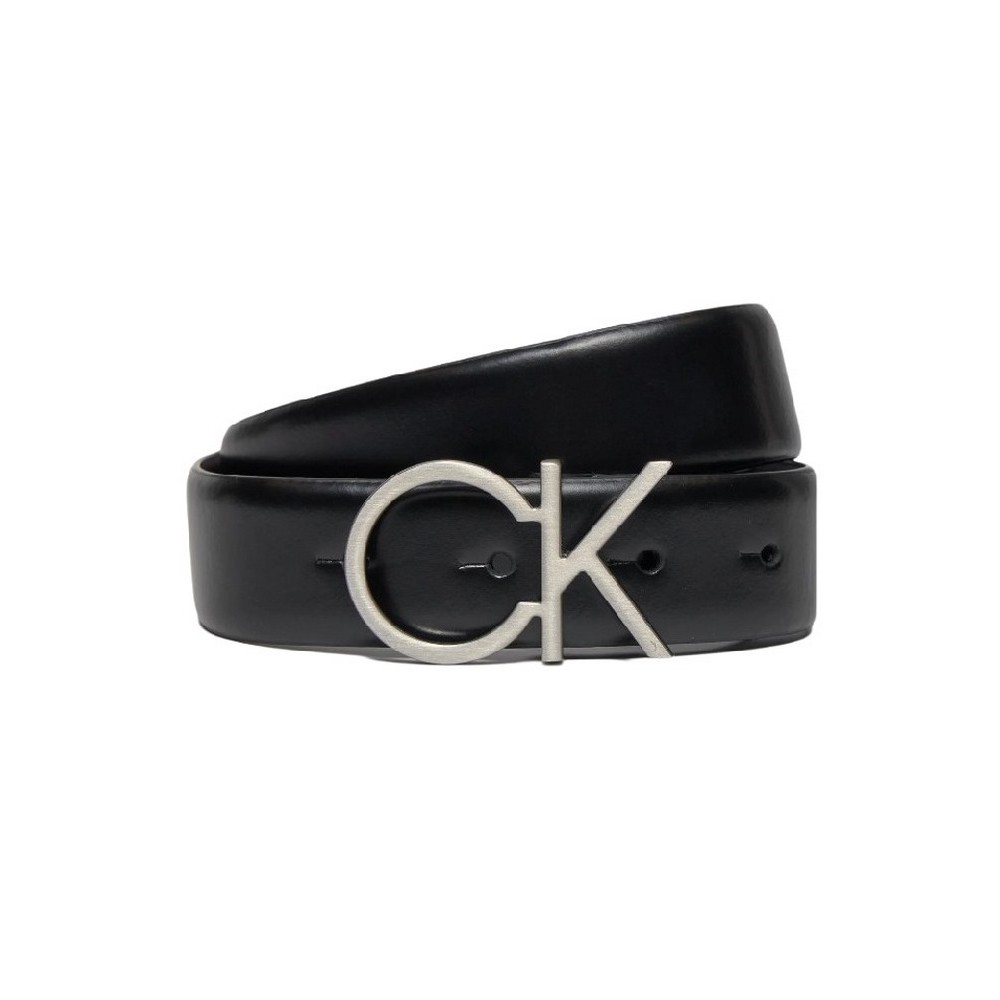 CALVIN KLEIN RE-LOCK CK LOGO BELT 30MM ΖΩΝΗ ΓΥΝΑΙΚΕΙΑ BLACK