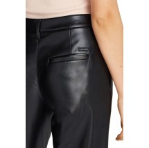 CALVIN KLEIN JEANS FAUX LEATHER STRAIGHT PANT ΓΥΝΑΙΚΕΙΟ ΠΑΝΤΕΛΟΝΙ BLACK