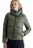 CALVIN KLEIN JEANS MW DOWN SHORT PUFFER ΜΠΟΥΦΑΝ ΓΥΝΑΙΚΕΙΟ KHAKI