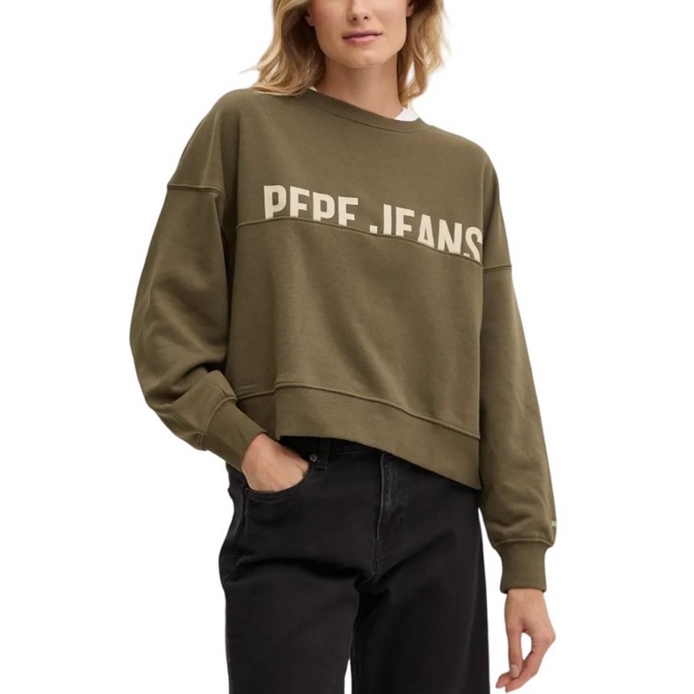 PEPE JEANS LONDON DROP 2 GAYLE ΦΟΥΤΕΡ ΜΠΛΟΥΖΑ ΓΥΝΑΙΚΕΙΑ GREEN