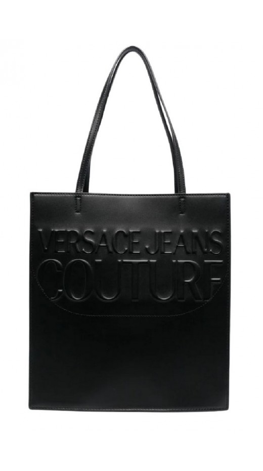 VERSACE JEANS COUTURE 75VA4BN5ZS412 RANGE INSTITUTIONAL LOGO ΤΣΑΝΤΑ ΓΥΝΑΙΚΕΙΑ BLACK