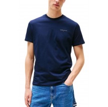 TOMMY JEANS SLIM LINEAR CHEST SS TEE EXT T-SHIRT ΜΠΛΟΥΖΑ ΑΝΔΡΙΚΗ NAVY