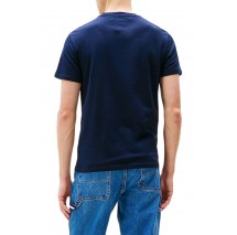 TOMMY JEANS SLIM LINEAR CHEST SS TEE EXT T-SHIRT ΜΠΛΟΥΖΑ ΑΝΔΡΙΚΗ NAVY