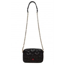 DKNY HEART OF NY CROSS BODY HANDBAG ΤΣΑΝΤΑ ΓΥΝΑΙΚΕΙΑ BLACK